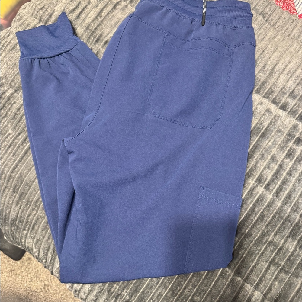 Women’s Blue Jogger Scrub Pants